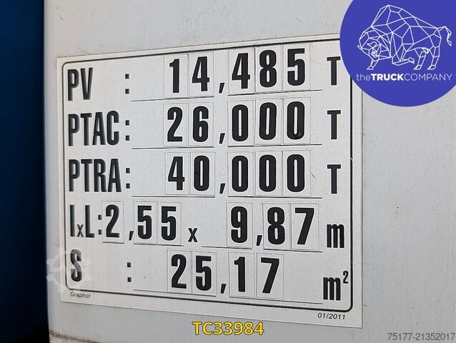 Remorque à plate-forme Renault Kerax 380