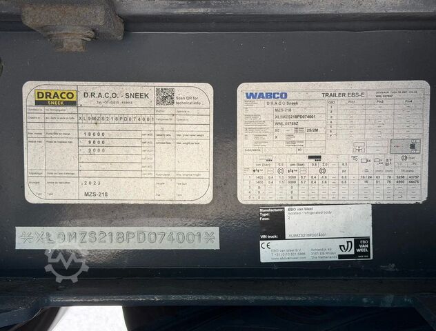 Rashladni kamion DAF XG 480 EURO 6E FAR 50 CC COMBI FLOWER WIDE CARRI