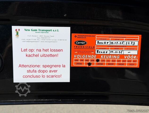 Rashladni kamion DAF XG 480 EURO 6E FAR 50 CC COMBI FLOWER WIDE CARRI