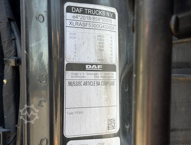 Rashladni kamion DAF XG 480 EURO 6E FAR 50 CC COMBI FLOWER WIDE CARRI