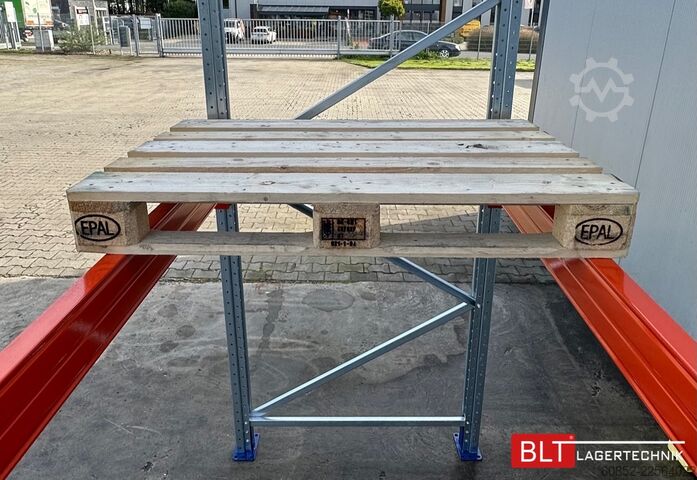 重型工业货架 ca. 14 lfm. Palettenregale H: 350cm Fachlast: 3000 kg , 45 Palettenplätze