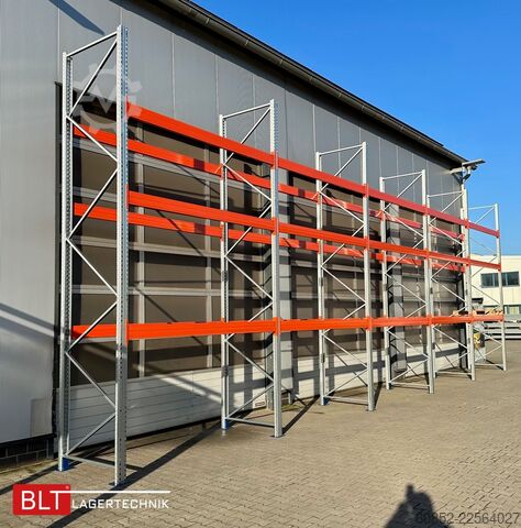 重型工业货架 ca. 14 lfm. Palettenregale H: 500cm Fachlast: 4500 kg , 60 Palettenplätze