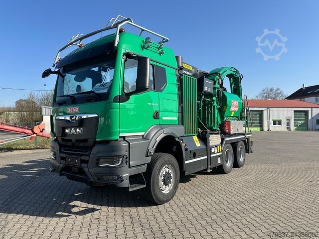 Samochód do zadań specjalnych MAN TGS 33.520 6x6 / ChipperTruck / Jenz HEM 593 R