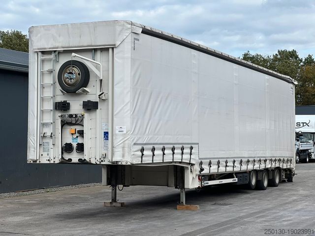 Semirremolque de plataforma baja MEUSBURGER MPG-3 Tieflader Plane Lenk/Liftachse Hydr. Rampe