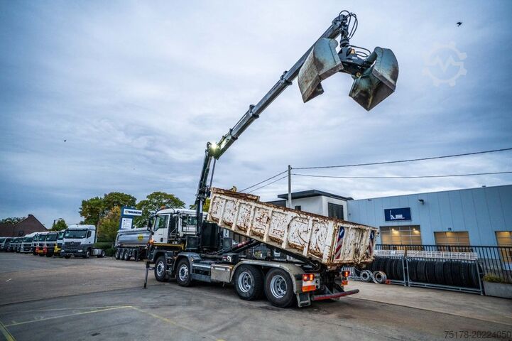 ระบบแขนตะขอ MAN TGS 32.420 BL + HIAB X-HIDUO 188/3x