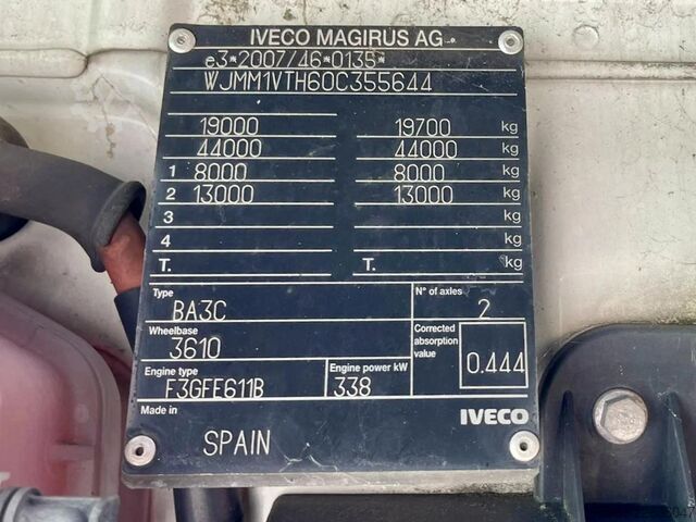 Standar-SZM Iveco Stralis 460 494599 km!! RETARDER, ACC, PARK AIR...