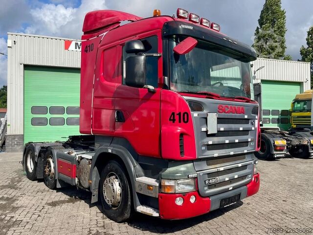 Standard tractor Scania R420 6x2 , Manual gearbox, RETARDER, Frigo