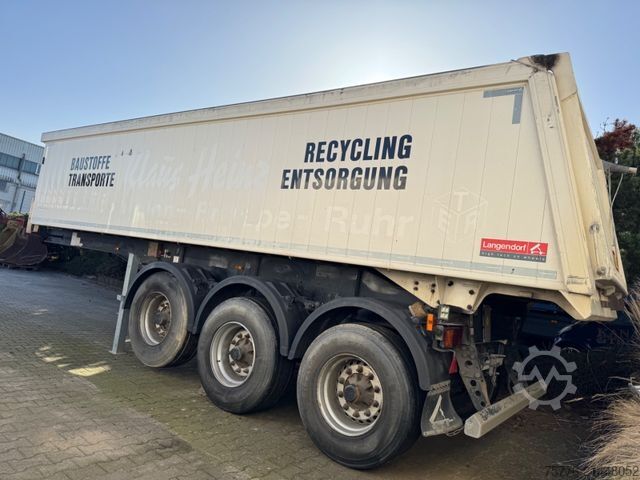 กึ่งพ่วงดั๊มพ์ LANGENDORF SKA 24/30  ALU Mulden Kipper  26m³  Liftachse