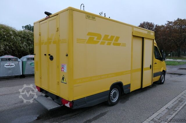 Flokkbíll mercedes-benz SPRINTER 310 CDI MAXI EURO-5 KOFFER REGALE KAMERA DURCHGANG