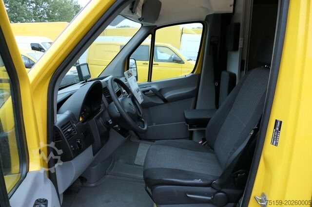 Flokkbíll mercedes-benz SPRINTER 310 CDI MAXI EURO-5 KOFFER REGALE KAMERA DURCHGANG