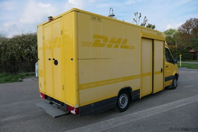 Flokkbíll mercedes-benz SPRINTER 310 CDI MAXI EURO-5 KOFFER REGALE KAMERA DURCHGANG COC