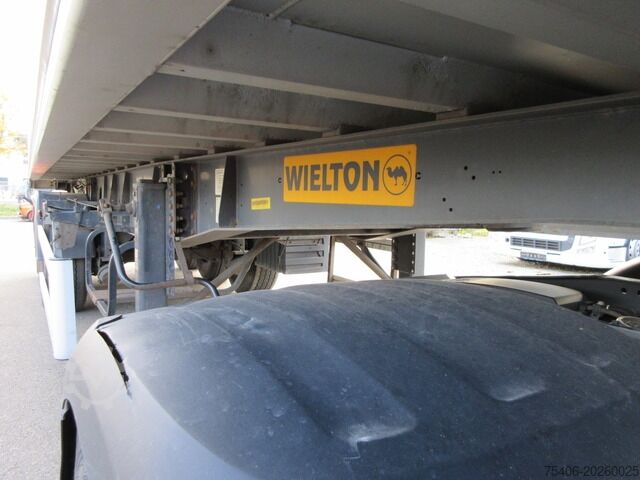 Tippvagns semíhúfur Wielton 3-Achs Kippmulde 53 m³ Liftachse