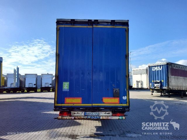 Semi-reboque aberto com lona Krone Curtainsider Mega