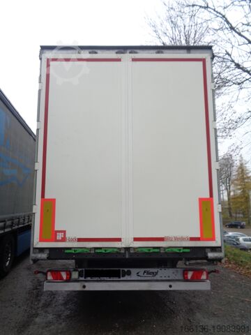 Trailer dengan alas datar & terpal FLIEGL SDS 390 Gardine Standard Ultralight Coil