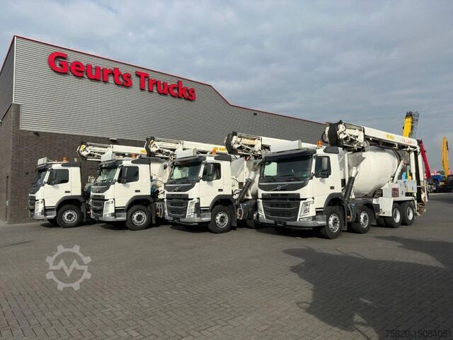 Blandare Volvo FM 410 8X4 + STETTER 9 M3 MIXER/MISCHER + THEAM...