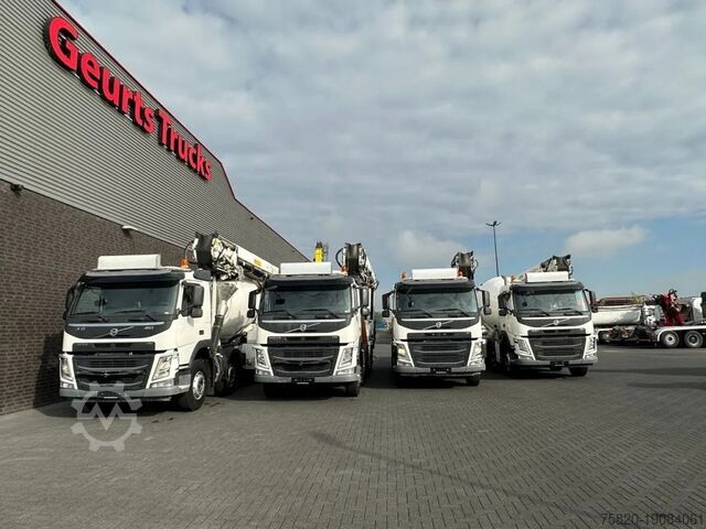 Blandare Volvo FM 410 8X4 + STETTER 9 M3 MIXER/MISCHER + THEAM...
