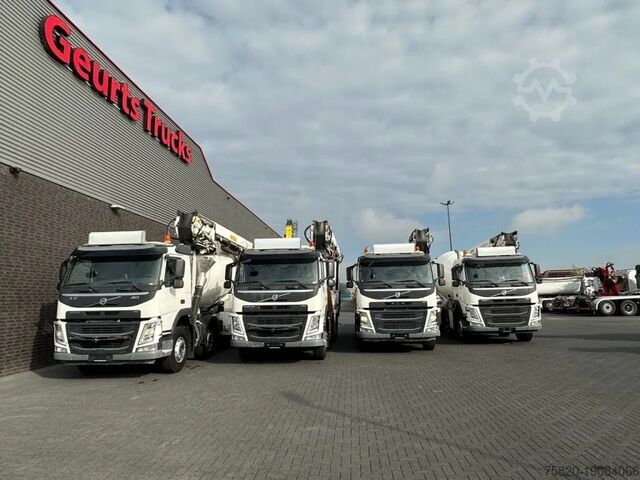 Máy trộn Volvo FM 410 8X4 + STETTER 9 M3 MIXER/MISCHER + THEAM...