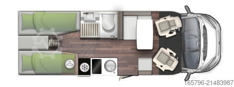 Caravana semiintegrada Forster T 699 EB 140 PS * Automatik * 3,5 t