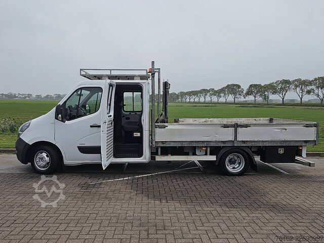 Flatvagn með krana OPEL MOVANO 2.3 HIAB018 kraan EURO6