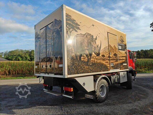 MAN 10.163 4x4 kemperis / ekspedīciju transportlīdzeklis / apvidus auto MAN 10.163 4x4 Camper / Expedition / Offroad
