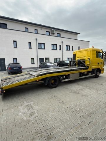 Car carrier truck MAN TGL 12.210 Autotransporter Jakobs Aufbau