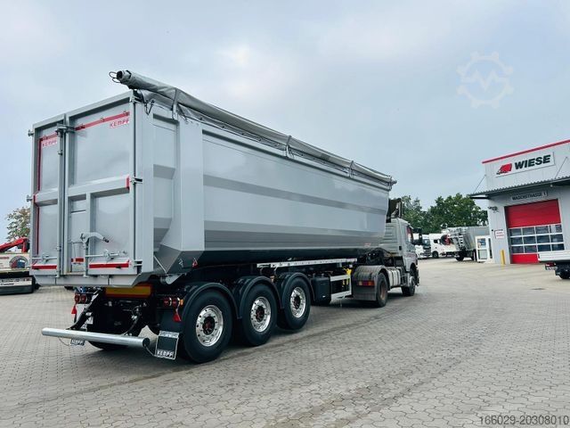 Damperli yarı römork KEMPF SKM 36/3 SR-Membran Stahl Halbrundmulde 50m³