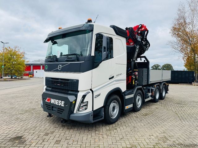 Truk tugas berat VOLVO FH 500 8x4 Kran F820 RA2.27 Jib & Winde Sofort