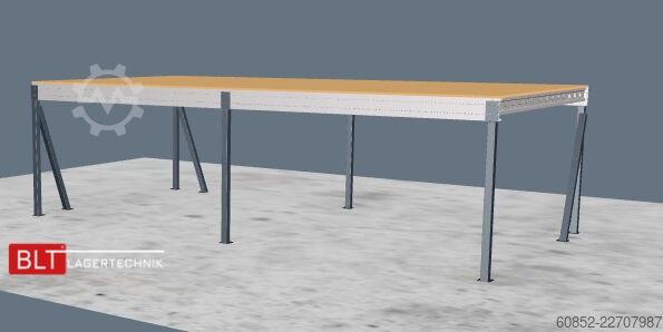 платформа хранения 5x10m Lagerbühne , Belastung : 500kg/qm Unterkante: 2,5m , ca. 50qm Systembühne