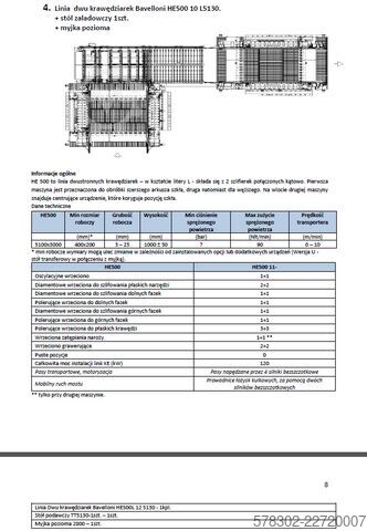 Двусторонний кромкообрабатывающий станок Bavelloni BAVELLONI HE500 10OS SX