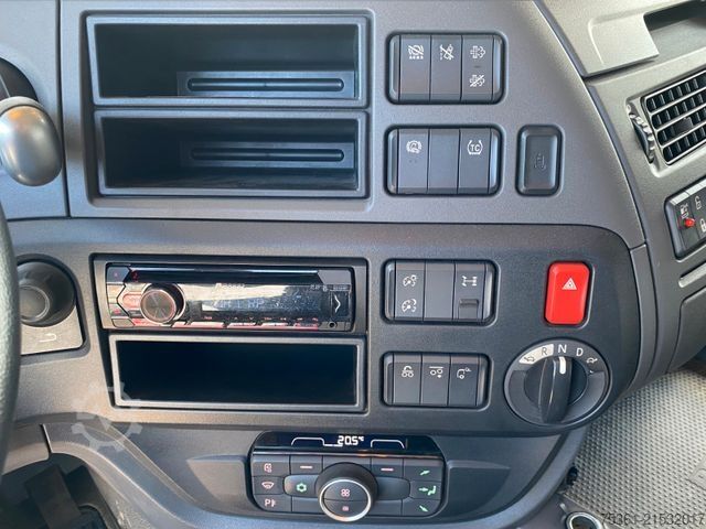 Truck mounted crane DAF XF 530 FAN 6X2 Baustoffpritsche mit HYVA HC213E3