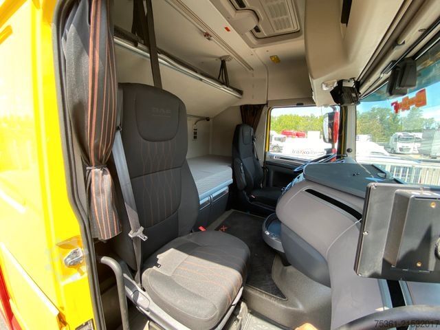 Truck mounted crane DAF XF 530 FAN 6X2 Baustoffpritsche mit HYVA HC213E3