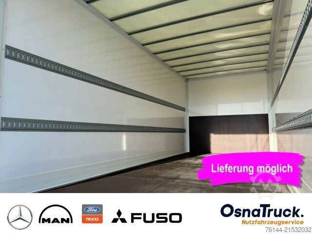 Furgoneta caja FUSO 7C18 Koffer+LBW,Klima Nutzlast 2910 KG,Sideguard