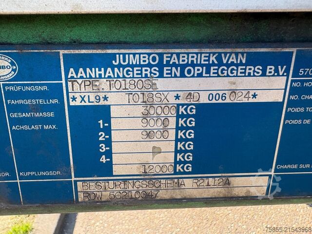 Skjutbara presenningar Jumbo TO  City / 11.65 M / NEW APK-TÜV / Steeri...