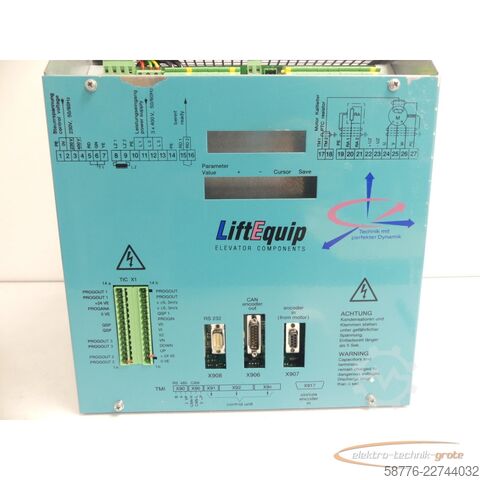 Komponen  ThyssenKrupp Liftequip VVVF Inverter CPI 32 / 6619 00 3121_L SN: 1095720
