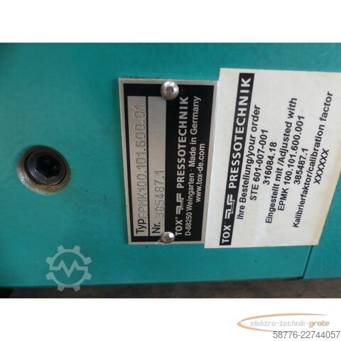 组成部分  Tox Pressotechnik STE 601-007-001 / EPMK 100.101.600.001 Spindelhub