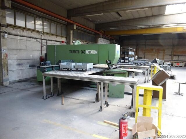 Stämpling & stanspress tunn metallplåt Trumpf Trumatic 260 Rotation