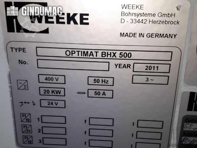 CNC-bearbetningscenter HOMAG WEEKE OPTIMAT BHX 500