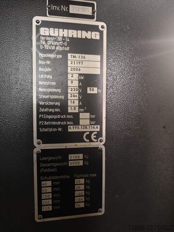 Armoire à outils GÜHRING TM-136