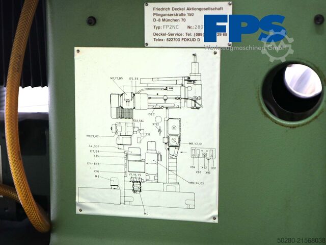 Fräsmaschine CNC / hybrid DECKEL FP2 NC