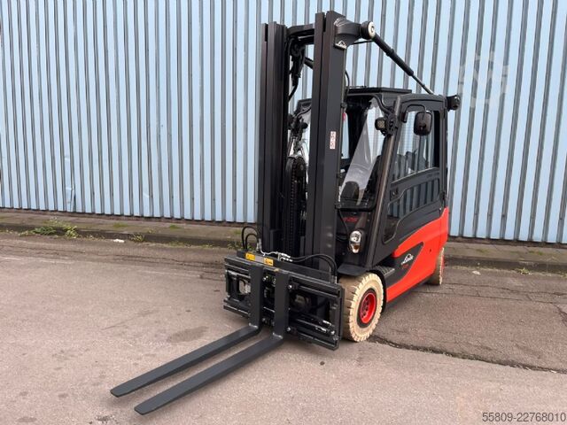 Електричний 4 -колісний навантажувач Linde E 25 L - 01 // Triplex // nur 700Std. // Zinkenver