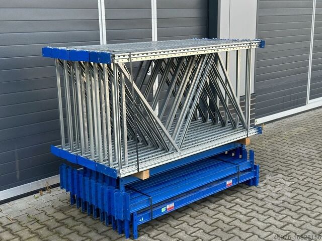 Многоярусный склад Паллетная стеллажная система Стеллажи SSI Schäfer PR600 / 24,45 lfm / 2.000x1.050mm / 1.800mm lichte Weite