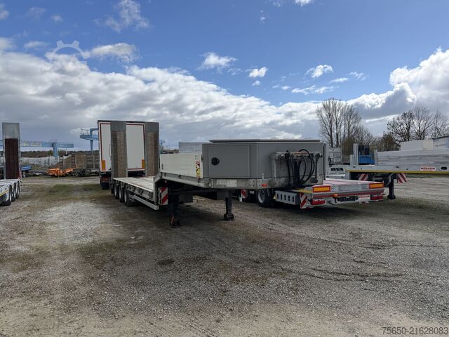 Semirremolque de plataforma baja Müller Mitteltal TS 3  3 Achs Satteltieflader