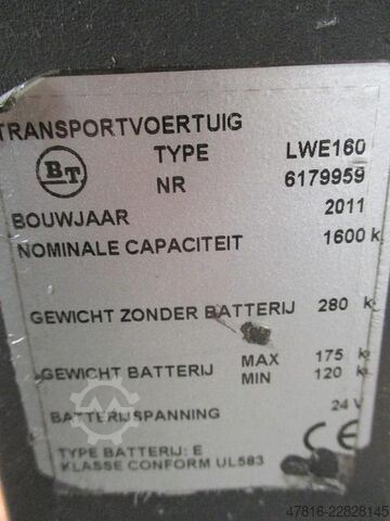 Niederhubwagen BT LWE160