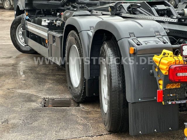 Camião porta-contentores de gancho MAN TGX 26.510 6x2-4 Lenk-/Lift Meiller-Abrollkipper