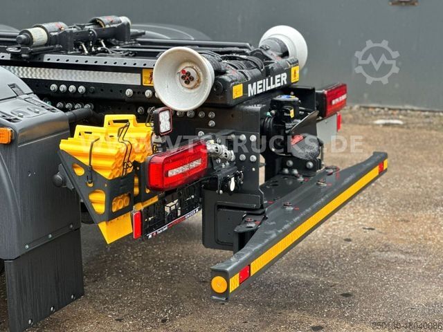 Camião porta-contentores de gancho MAN TGX 26.510 6x2-4 Lenk-/Lift Meiller-Abrollkipper