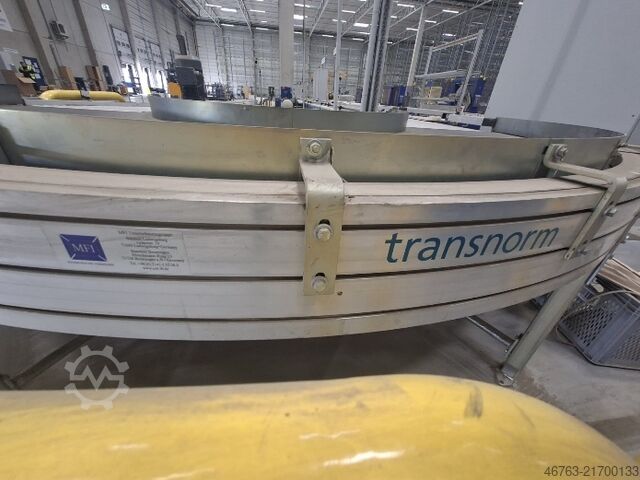 Przenośnik taśmowy łukowy, Transnorm Gurtkurve 180 Grad