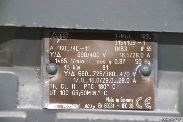 Motor elétrico 15 kW 1465 rpm ATB** A160L/4E-11