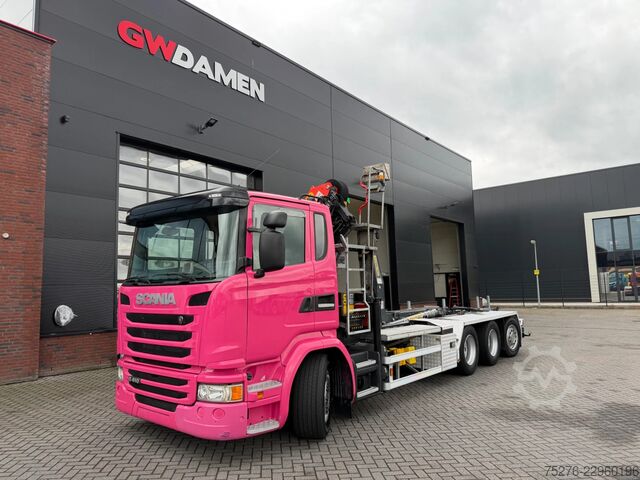 Hook arm system Scania G410 8x4 Haaksysteem / kraan Euro 6 Retarder