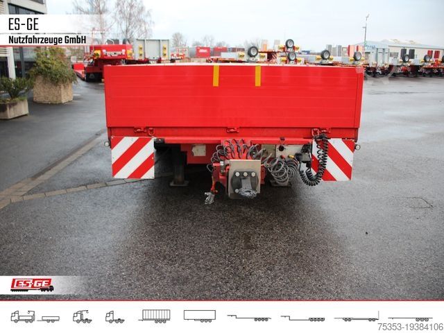 Remorcă cu platformă de lucru ES-GE Tandemanhänger - Containerverr.