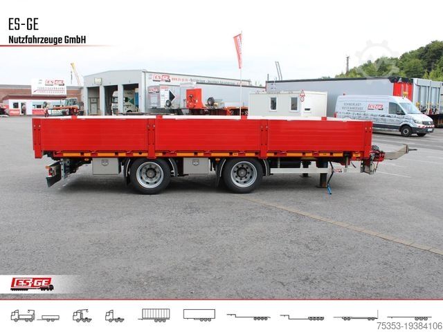 Remorcă cu platformă de lucru ES-GE Tandemanhänger - Containerverr.